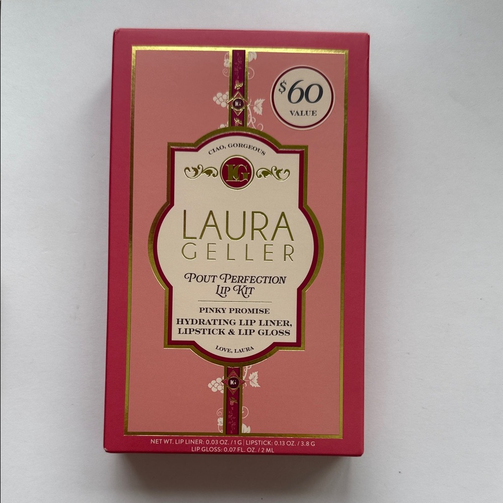 Laura Geller Pout Perfection Lip Kit - “Pinky Promise”